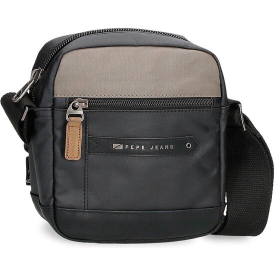 PEPE JEANS BOLSO BANDOLERA POLIÉSTER Y PU CARDIFF NEGRO image 0