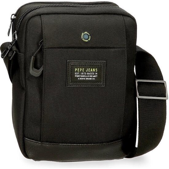 PEPE JEANS BOLSO BANDOLERA POLIÉSTER LEIGHTON NEGRO image 0
