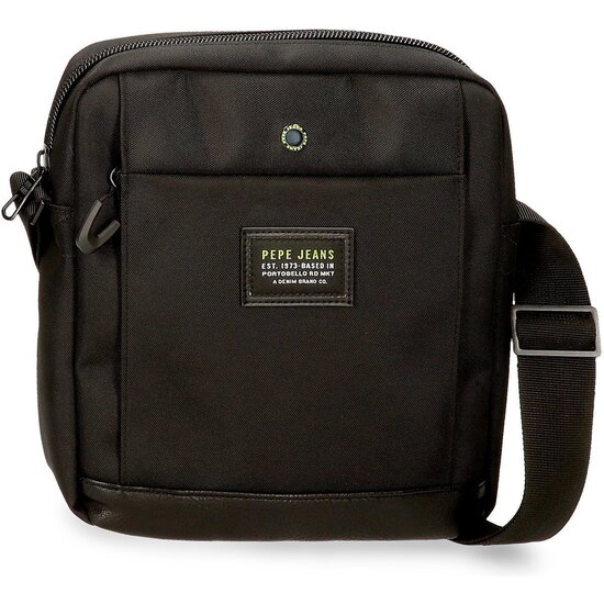 PEPE JEANS BOLSO BANDOLERA POLIÉSTER LEIGHTON NEGRO image 0