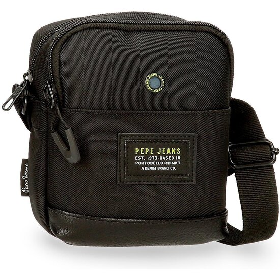 PEPE JEANS BOLSO BANDOLERA POLIÉSTER LEIGHTON NEGRO image 0