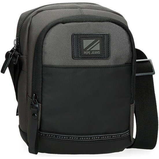PEPE JEANS BOLSO BANDOLERA POLIÉSTER STRATFORD GRIS image 0
