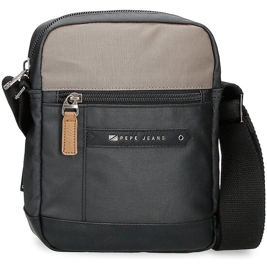 PEPE JEANS BOLSO BANDOLERA POLIÉSTER Y PU CARDIFF NEGRO image 0