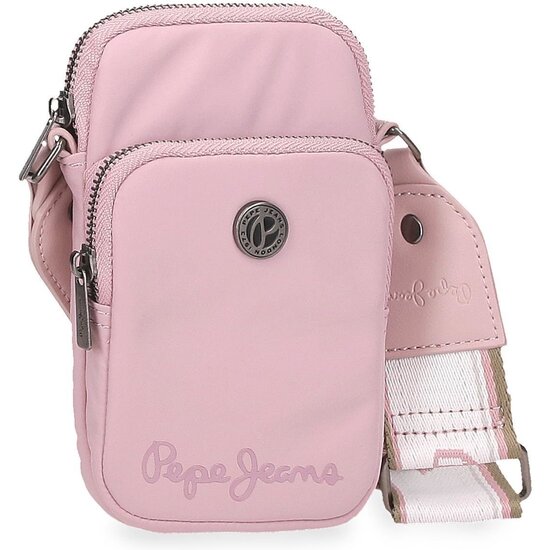 PEPE JEANS BOLSO BANDOLERA POLIÉSTER Y PU CORIN ROSA image 0