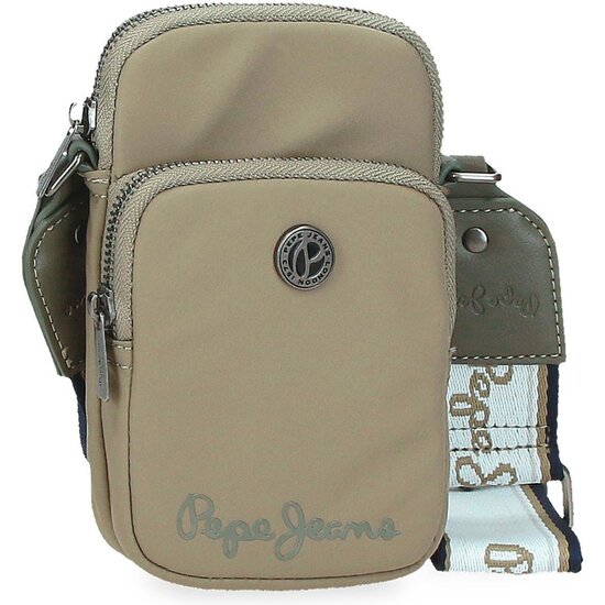 PEPE JEANS BOLSO BANDOLERA POLIÉSTER Y PU CORIN VERDE image 0