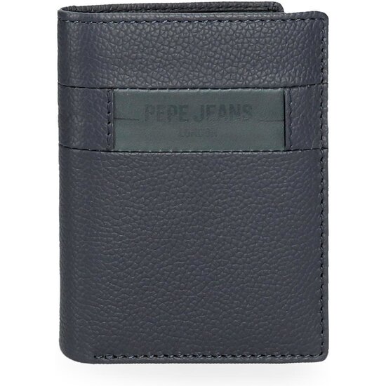 PEPE JEANS CARTERA CON MONEDERO PIEL CHECKBOX AZUL image 0
