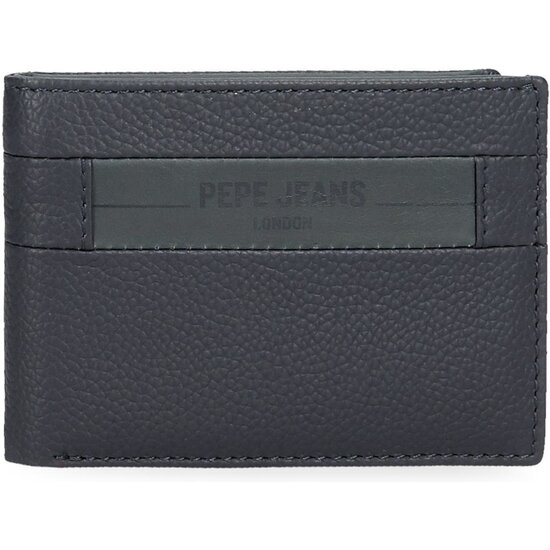PEPE JEANS CARTERA CON MONEDERO PIEL CHECKBOX AZUL image 0