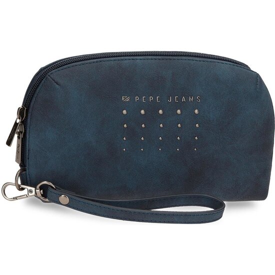 PEPE JEANS BOLSO DE MANO PIEL SINTÉTICA HOLLY AZUL image 0