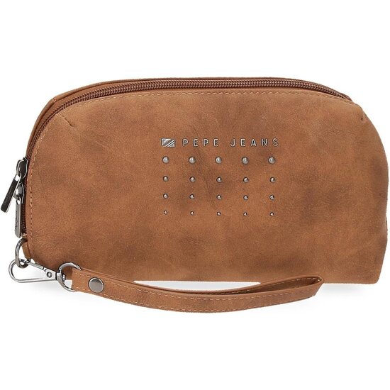 PEPE JEANS BOLSO DE MANO PIEL SINTÉTICA HOLLY MARRÓN image 0