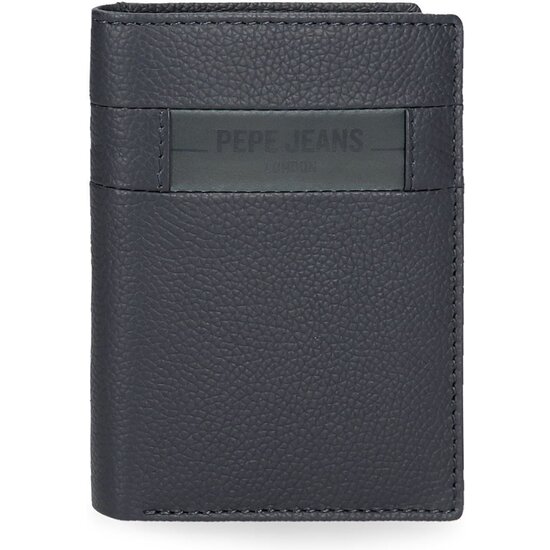 PEPE JEANS CARTERA CON MONEDERO PIEL CHECKBOX AZUL image 0
