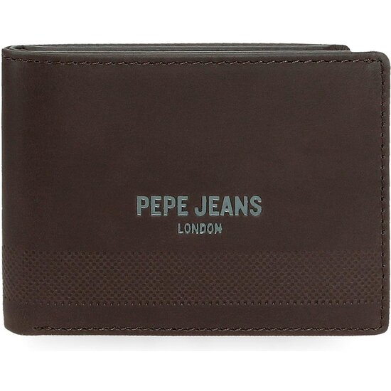 PEPE JEANS CARTERA CON MONEDERO PIEL DEEP MARRÓN image 0