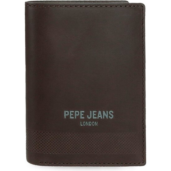 PEPE JEANS CARTERA CON MONEDERO PIEL DEEP MARRÓN image 0
