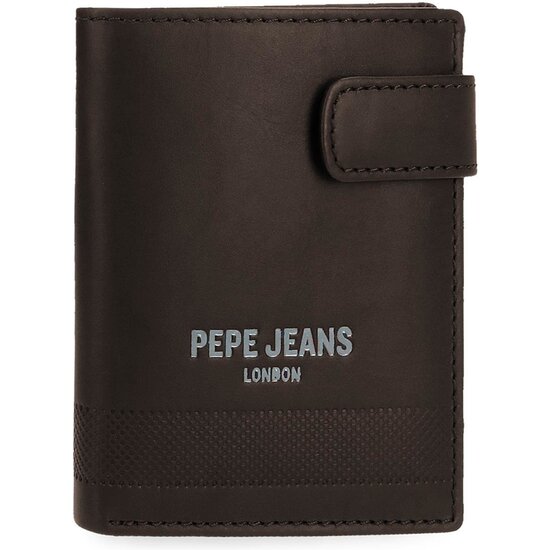 PEPE JEANS CARTERA CON MONEDERO PIEL DEEP MARRÓN image 0
