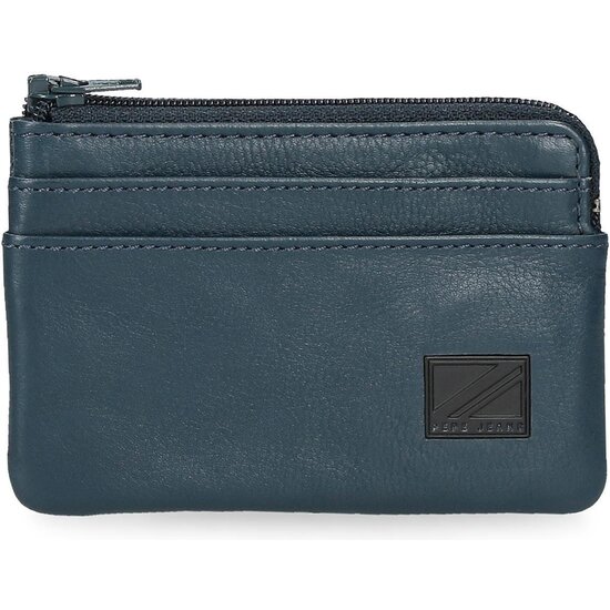 PEPE JEANS CARTERA CON MONEDERO PIEL CHIEF AZUL image 0