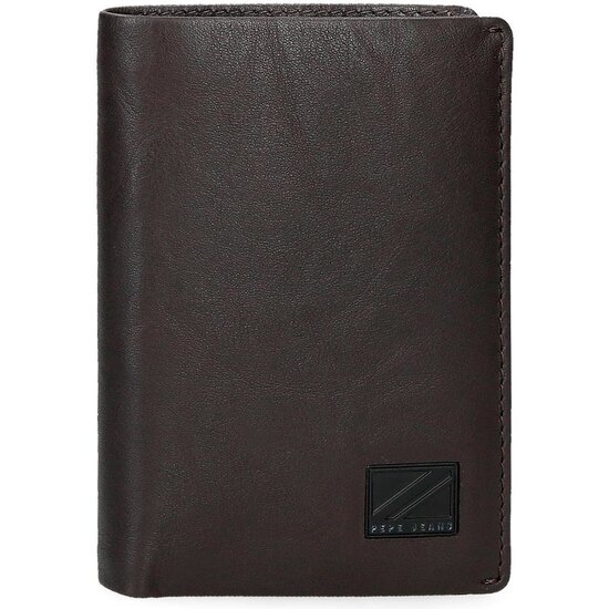 PEPE JEANS CARTERA CON MONEDERO PIEL CHIEF MARRÓN image 0