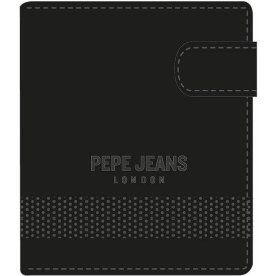 PEPE JEANS CARTERA CON MONEDERO PIEL DEEP NEGRO image 0