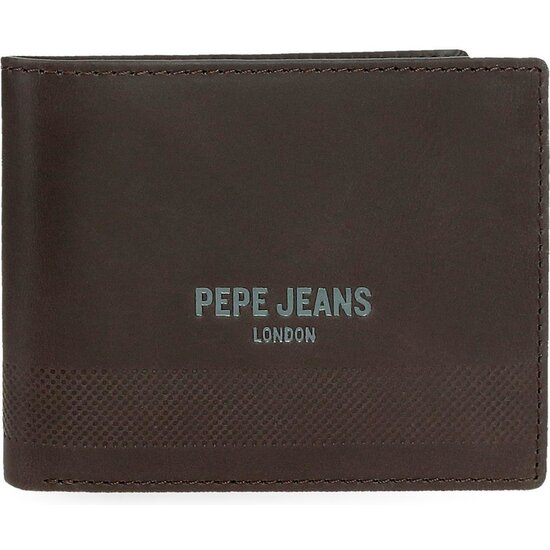 PEPE JEANS CARTERA CON MONEDERO PIEL DEEP MARRÓN image 0