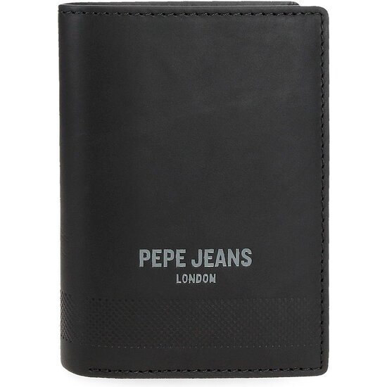 PEPE JEANS CARTERA CON MONEDERO PIEL DEEP NEGRO image 0