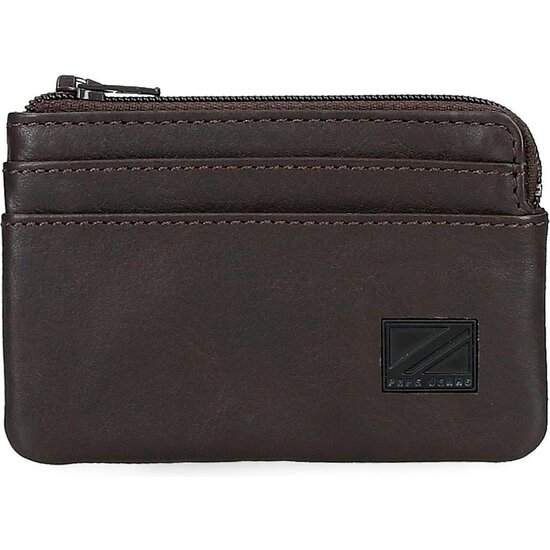 PEPE JEANS CARTERA CON MONEDERO PIEL CHIEF MARRÓN image 0