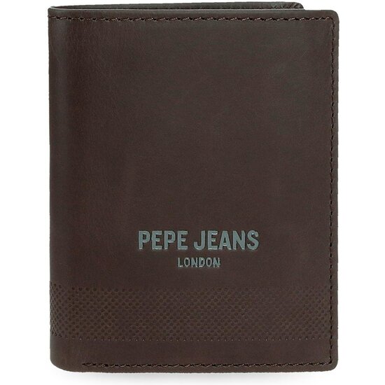 PEPE JEANS CARTERA CON MONEDERO PIEL DEEP MARRÓN image 0