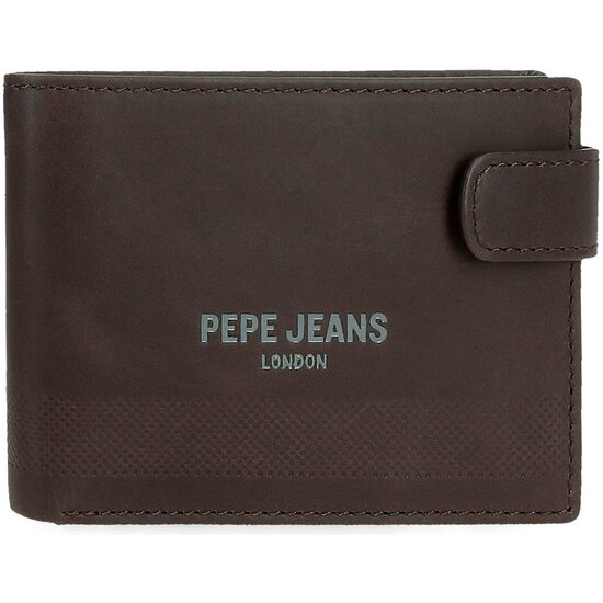 PEPE JEANS CARTERA CON MONEDERO PIEL DEEP MARRÓN image 0
