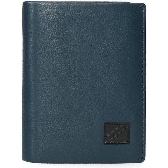 PEPE JEANS CARTERA CON MONEDERO PIEL CHIEF AZUL image 0