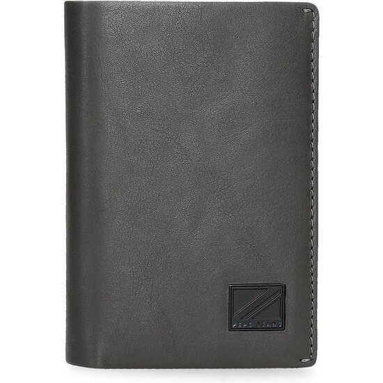 PEPE JEANS CARTERA CON MONEDERO PIEL CHIEF GRIS image 0