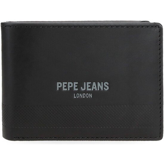 PEPE JEANS CARTERA CON MONEDERO PIEL DEEP NEGRO image 0