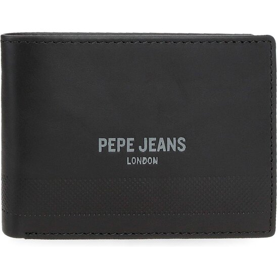 PEPE JEANS CARTERA CON MONEDERO PIEL DEEP NEGRO image 0