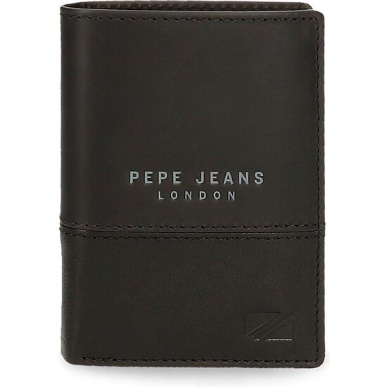PEPE JEANS CARTERA CON MONEDERO PIEL KINGDOM NEGRO image 0