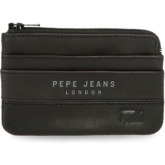 PEPE JEANS CARTERA CON MONEDERO PIEL KINGDOM NEGRO image 0