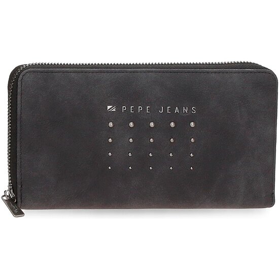 PEPE JEANS CARTERA CON MONEDERO PIEL SINTÉTICA HOLLY NEGRO image 0