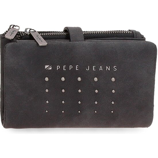 PEPE JEANS CARTERA CON MONEDERO PIEL SINTÉTICA HOLLY NEGRO image 0