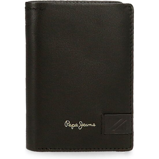 PEPE JEANS CARTERA CON MONEDERO PIEL STRAND NEGRO image 0