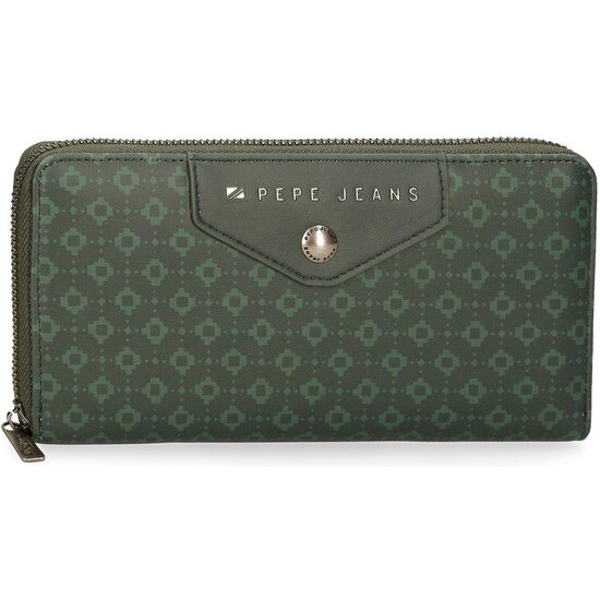 PEPE JEANS CARTERA CON MONEDERO PIEL SINTÉTICA BETHANY VERDE image 0