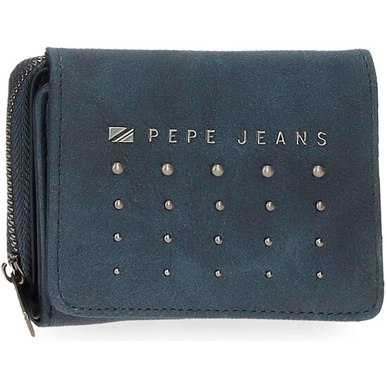PEPE JEANS CARTERA CON MONEDERO PIEL SINTÉTICA HOLLY AZUL image 0