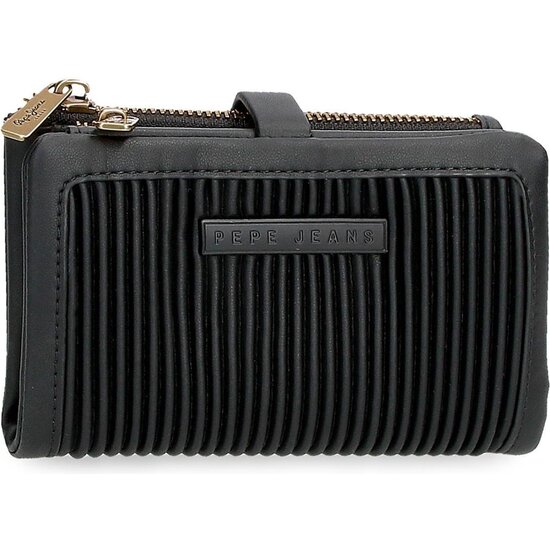 PEPE JEANS CARTERA CON MONEDERO PIEL SINTÉTICA AURORA NEGRO image 0