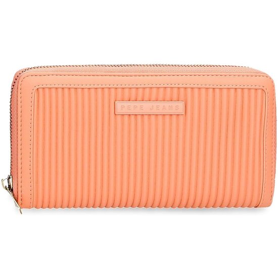 PEPE JEANS CARTERA CON MONEDERO PIEL SINTÉTICA AURORA NARANJA image 0
