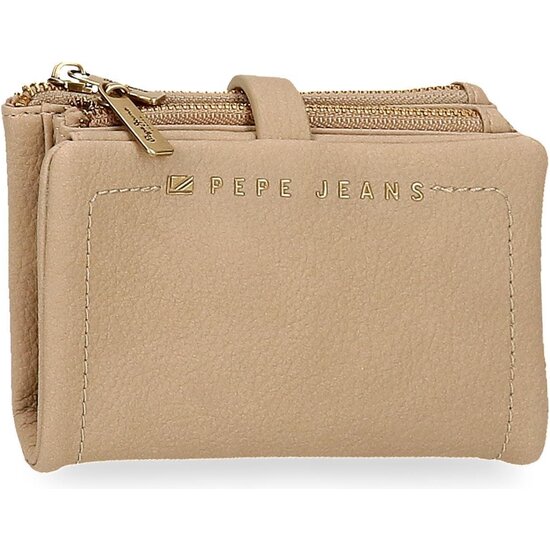 PEPE JEANS CARTERA CON MONEDERO PIEL SINTÉTICA DIANE BEIGE image 0