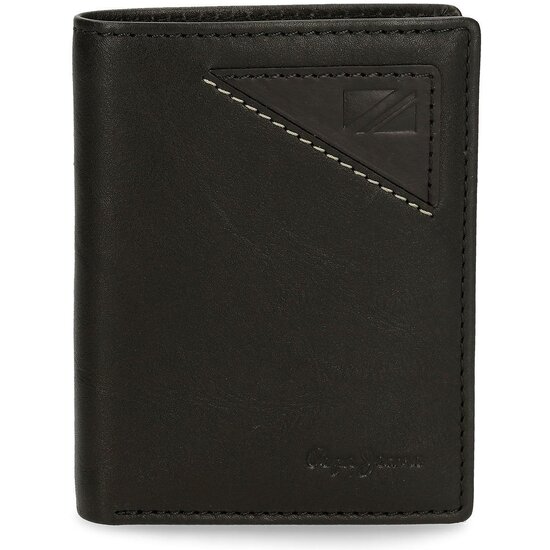 PEPE JEANS CARTERA CON MONEDERO PIEL STRIKING NEGRO image 0