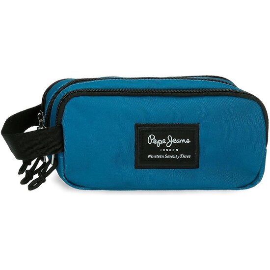PEPE JEANS ESTUCHE ESCOLAR POLIÉSTER AZUL image 0