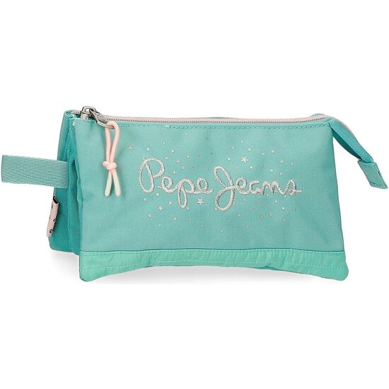 PEPE JEANS ESTUCHE ESCOLAR POLIÉSTER AZUL image 0