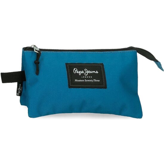 PEPE JEANS ESTUCHE ESCOLAR POLIÉSTER AZUL image 0