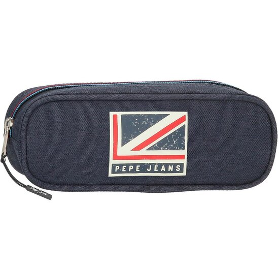 PEPE JEANS ESTUCHE ESCOLAR POLIÉSTER AZUL image 0