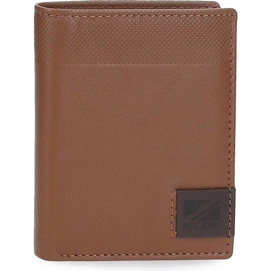 PEPE JEANS CARTERA CON MONEDERO PIEL TOPPER MARRÓN image 0