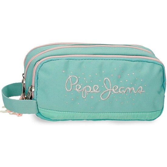 PEPE JEANS ESTUCHE ESCOLAR POLIÉSTER AZUL image 0