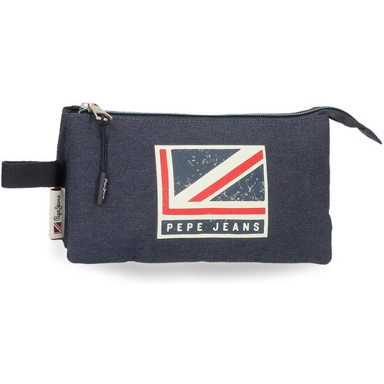 PEPE JEANS ESTUCHE ESCOLAR POLIÉSTER AZUL image 0
