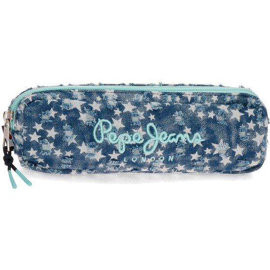 PEPE JEANS ESTUCHE ESCOLAR POLIÉSTER AZUL image 0