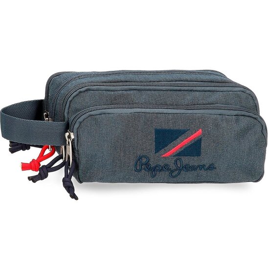 PEPE JEANS ESTUCHE ESCOLAR POLIÉSTER AZUL image 0
