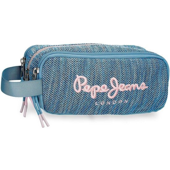 PEPE JEANS ESTUCHE ESCOLAR POLIÉSTER AZUL image 0