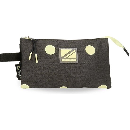 PEPE JEANS ESTUCHE ESCOLAR POLIÉSTER NEGRO image 0